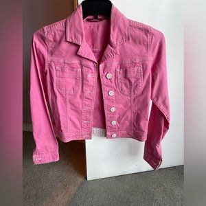 Pink cropped jacket